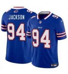 Men Buffalo Bills 94 Landon Jackson Blue 2025 Draft F U S E  Vapor Untouchable Limited Stitched Football Jersey