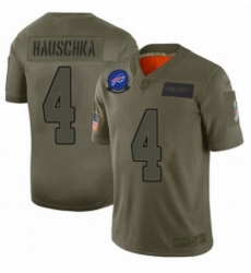 Womens Buffalo Bills 4 Stephen Hauschka Limited Camo 2019 Salute to Service Football Jersey