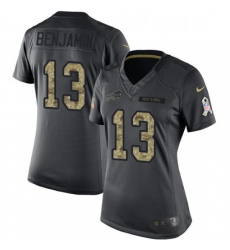 Womens Nike Buffalo Bills 13 Kelvin Benjamin Limited Black 2016 Salute to Service NFL Jersey