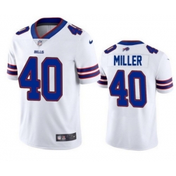 Youth Buffalo Bills 40 Von Miller White Vapor Untouchable Limited Stitched Jersey 603