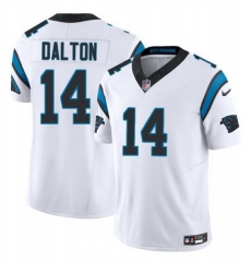 Men Carolina Panthers 14 Andy Dalton White 2024 F U S E Vapor Limited Stitched Football Jersey Men Carolina Panthers 14 Andy Dalton White 2024 F U S E Vapor Limited Stitched Football Jersey