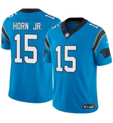 Men Carolina Panthers Jaycee Horn #8 Nike Blue F U S E Stitched Nike NFL Jersey