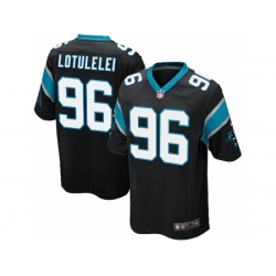 Nike Carolina Panthers 96 Star Lotulelei Black Game NFL Jersey