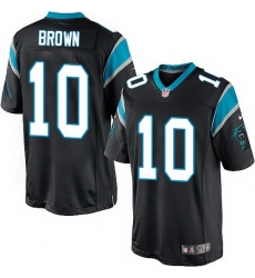 Nike Panthers #10 Philly Brown Black Team Color Mens Stitched NFL Elite Jersey