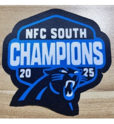 Carolina Panthers NFC SOuth Champions 2025 Patch Biaog