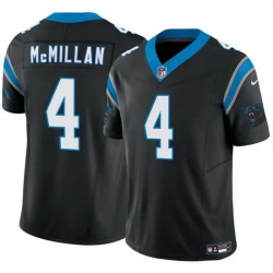 Youth Carolina Panthers 4 Tetairoa McMillan Black 2025 Draft F U S E  Vapor Limited Stitched Football Jersey