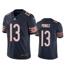 Men Chicago Bears 13 Byron Pringle Navy Vapor Untouchable Limited Stitched Football Jersey