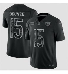 Men Chicago Bears 15 Rome Odunze Black F U S E 2026 Salute to Service Limited Stitched Football Jersey Men Chicago Bears 15 Rome Odunze Black F U S E 2026 Salute to Service Limited Stitched Football Jersey