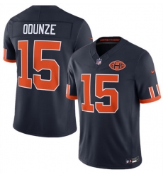 Men Chicago Bears 15 Rome Odunze Navy 2026 F U S E Rivalries Collection Limited Stitched Football Jersey Men Chicago Bears 15 Rome Odunze Navy 2026 F U S E Rivalries Collection Limited Stitched Football Jersey