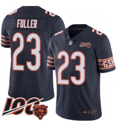 Men Chicago Bears 23 Kyle Fuller Navy Blue Team Color 100th Season Limited Football Jersey