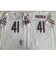 Men Chicago Bears 41 Brian Piccolo White Limited Stitched Football Jersey