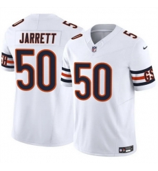 Men Chicago Bears 50 Grady Jarrett White 2025 F U S E Vapor Untouchable Limited Stitched Football Jersey Men Chicago Bears 50 Grady Jarrett White 2025 F U S E Vapor Untouchable Limited Stitched Football Jersey