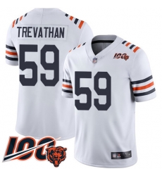 Men Chicago Bears 59 Danny Trevathan White 100th Season Limited Football Jersey