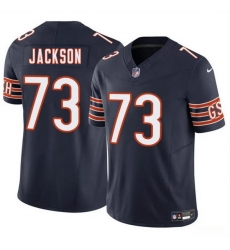 Men Chicago Bears 73 Jonah Jackson Navy 2025 F U S E Vapor Stitched Football Jersey Men Chicago Bears 73 Jonah Jackson Navy 2025 F U S E Vapor Stitched Football Jersey