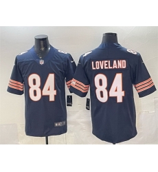 Men Chicago Bears 84 Colston Loveland Navy Vapor Untouchable Stitched Football Jersey Men Chicago Bears 84 Colston Loveland Navy Vapor Untouchable Stitched Football Jersey