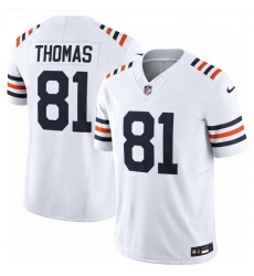 Men Chicago Bears Zavion Thomas #81 White F U S E 2026 Draft Stitched Football Jersey Men Chicago Bears Zavion Thomas #81 White F U S E 2026 Draft Stitched Football Jersey