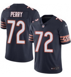 Nike Bears #72 William Perry Navy Blue Mens Stitched NFL Limited Rush Jersey