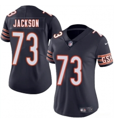Women Chicago Bears 73 Jonah Jackson Navy 2025 Vapor Stitched Jersey Women Chicago Bears 73 Jonah Jackson Navy 2025 Vapor Stitched Jersey