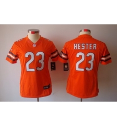 Women Nike Chicago Bears 23 Hester Orange Color[NIKE LIMITED Jersey]