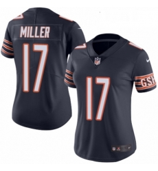 Womens Nike Chicago Bears 17 Anthony Miller Navy Blue Team Color Vapor Untouchable Elite Player NFL Jersey