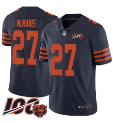 Youth Chicago Bears 27 Sherrick McManis Limited Navy Blue Rush Vapor Untouchable 100th Season Football Jersey