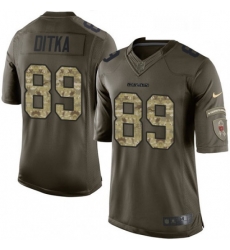 Youth Nike Chicago Bears 89 Mike Ditka Elite Green Salute to Service NFL Jersey