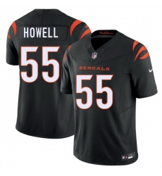 Men Cincinnati Bengals 55 Cashius Howell Black 2026 Draft F U S E Vapor Untouchable Limited Stitched Football Jersey Men Cincinnati Bengals 55 Cashius Howell Black 2026 Draft F U S E Vapor Untouchable Limited Stitched Football Jersey