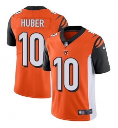 Nike Bengals #10 Kevin Huber Orange Alternate Mens Stitched NFL Vapor Untouchable Limited Jersey