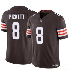 Men Cleveland Browns 8 Kenny Pickett Brown 2025 F U S E Vapor Limited Stitched Football Jersey Men Cleveland Browns 8 Kenny Pickett Brown 2025 F U S E Vapor Limited Stitched Football Jersey