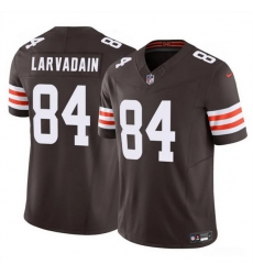 Men Cleveland Browns 84 Gage Larvadain Brown 2025 F U S E Vapor Limited Stitched Football Jersey Men Cleveland Browns 84 Gage Larvadain Brown 2025 F U S E Vapor Limited Stitched Football Jersey