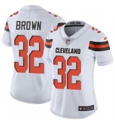 Womens Nike Cleveland Browns 32 Jim Brown White Vapor Untouchable Limited Player NFL Jersey Womens Nike Cleveland Browns 32 Jim Brown White Vapor Untouchable Limited Player NFL Jersey