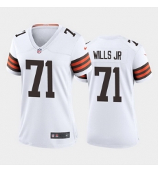 women jedrick wills cleveland browns white game jersey 2020 