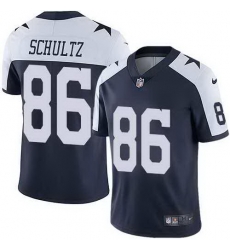 Nike Cowboys 86 Dalton Schultz Navy Throwback Vapor Untouchable Limited Jersey