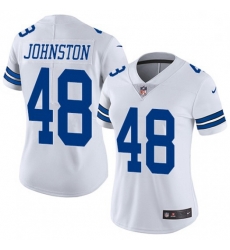 Women Dallas Cowboys Daryl Johnston 84 Nike Vapor White Limited Jersey