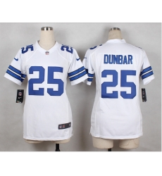 Women Nike Cowboys #25 Lance Dunbar White NFL Elite Jersey Women Nike Cowboys #25 Lance Dunbar White NFL Elite Jersey