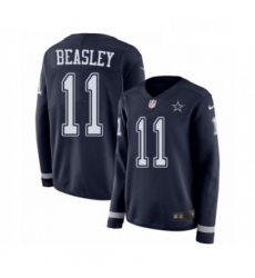 Womens Nike Dallas Cowboys 11 Cole Beasley Limited Navy Blue Therma Long Sleeve NFL Jersey Womens Nike Dallas Cowboys 11 Cole Beasley Limited Navy Blue Therma Long Sleeve NFL Jersey