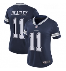 Womens Nike Dallas Cowboys 11 Cole Beasley Navy Blue Team Color Vapor Untouchable Limited Player NFL Jersey