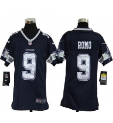 Nike Cowboys #9 Tony Romo Navy Blue Team Color Youth Stitched NFL Elite Jersey Nike Cowboys #9 Tony Romo Navy Blue Team Color Youth Stitched NFL Elite Jersey