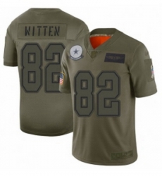 Youth Dallas Cowboys 82 Jason Witten Limited Camo 2019 Salute to Service Football Jersey