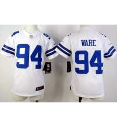 Youth Nike Dallas Cowboys #94 DeMarcus Ware White Nike NFL Jerseys Youth Nike Dallas Cowboys #94 DeMarcus Ware White Nike NFL Jerseys