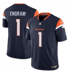 Men Denver Broncos 1 Evan Engram Navy 2024 F U S E Alternate Vapor Limited Stitched Football Jersey Men Denver Broncos 1 Evan Engram Navy 2024 F U S E Alternate Vapor Limited Stitched Football Jersey