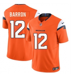 Men Denver Broncos 12 Jahdae Barron Orange 2025 Draft F U S E Vapor Limited Stitched Football Jersey Men Denver Broncos 12 Jahdae Barron Orange 2025 Draft F U S E Vapor Limited Stitched Football Jersey