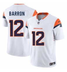 Men Denver Broncos 12 Jahdae Barron White 2025 Draft F U S E Vapor Limited Stitched Football Jersey Men Denver Broncos 12 Jahdae Barron White 2025 Draft F U S E Vapor Limited Stitched Football Jersey