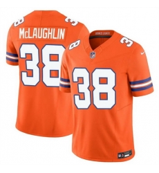 Men Denver Broncos 38 Jaleel McLaughlin Orange F U S E Mile High Collection 1977 Throwback Vapor Limited Stitched Football Jersey Men Denver Broncos 38 Jaleel McLaughlin Orange F U S E Mile High Collection 1977 Throwback Vapor Limited Stitched Football Jersey