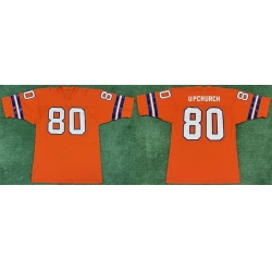 Men Denver Broncos  80 Rick Upchurch Orange Stitched Football Jersey