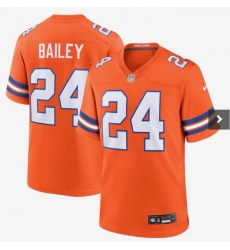 Men Nike Denver Broncos #24 Champ Bailey Orange F U S E Stitch NFL Jersey Men Nike Denver Broncos #24 Champ Bailey Orange F U S E Stitch NFL Jersey