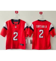 Women Denver Broncos 2 Pat Surtain II Orange 2024 F U S E Throwback Stitched Jersey Women Denver Broncos 2 Pat Surtain II Orange 2024 F U S E Throwback Stitched Jersey