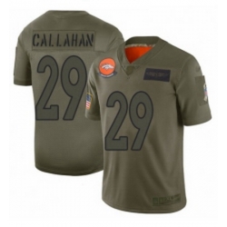 Womens Denver Broncos 29 Bryce Callahan Limited Camo 2019 Salute to Service Football Jersey