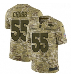 Youth Nike Denver Broncos 55 Bradley Chubb Limited Camo 2018 Salute to Service NFL Jersey