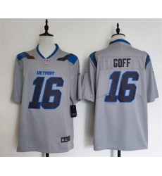 Men Detroit Lions 16 Jared Goff Silver 2026 Rivalries Collection Limited Stitched Football Jersey Men Detroit Lions 16 Jared Goff Silver 2026 Rivalries Collection Limited Stitched Football Jersey